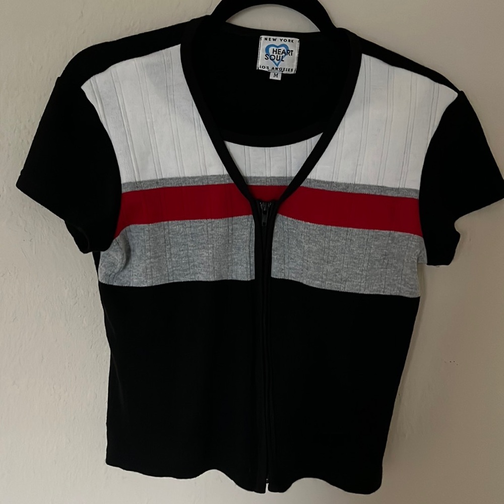 Cute black and red blouse